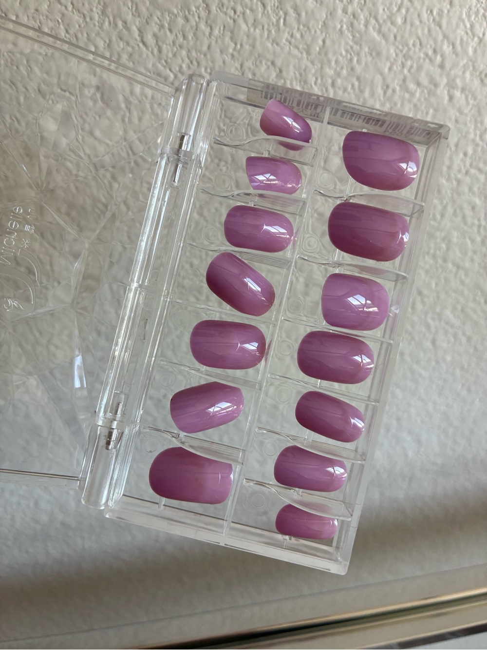 NEW Soft Mauve Pink Glossy Oval Press On Nails | Dusty Rose | Full Set